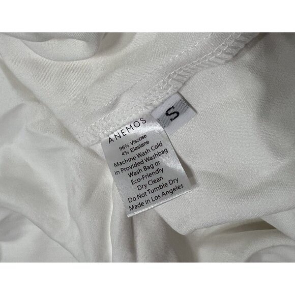 ANEMOS Bias Cut Maxi Skirt in White - Picture 5 of 5